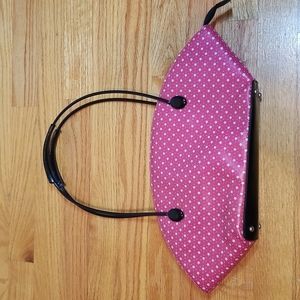 Unusual Star print vinyl purse